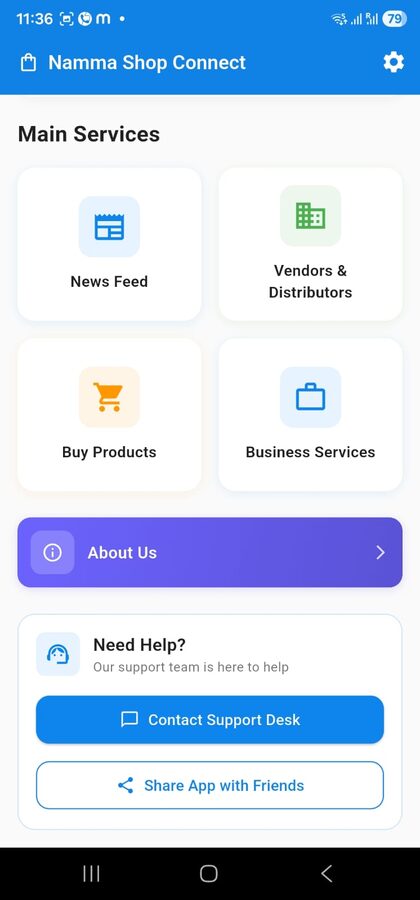 Namma Shop Connect — screenshot 2